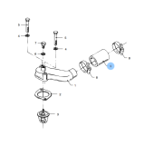 Vetus STM7560 Hose-thermostat-housing 