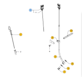 Vetus STM7442 Oil dipstick for M4.55