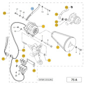 Vetus STM9856 Spansteun 2de dynamo M4 