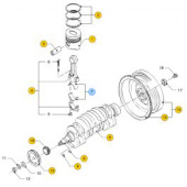 Vetus STM7799 Bearing set std. conrod M4.15/17