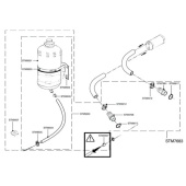 Vetus STM7683 Calorifier connection kit, M4.15/4.17/4.55/4.56