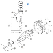 Vetus STM9997 Zuigerringset 0,50 M4.55