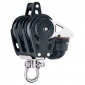 Harken HK2613 Блок трехшкивный двухобушковый со стопором Ø40 мм Carbo Ratchet HK2613