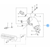 Vetus STM9692 Exhaust injection elbow DT44