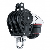 Harken HK2618 Блок трехшкивный двухобушковый со стопором Ø57 мм Carbo HK2618