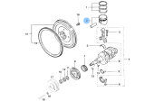 Vetus STM1431 - Поршень 0.25 увеличенного размера для M2.06