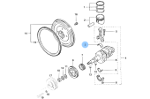 Vetus STM1423 - Набор подшипников 0.5 OS