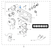 Vetus STM6975 Gasket for engine panel MP34A