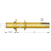 Vetus BR250 - Второй резиновый подшипник для бронзовой дейдвудной трубы диаметром 50 мм