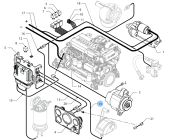 Vetus EC3E3MD - Кабель для электрического управления VD двигателем (throttle), L= 3м