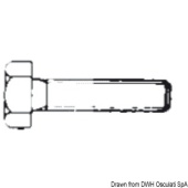 Osculati A2-933-06X055 - Болт полнорезьбовой с шестигранной головкой UNI 5739 DIN 933 6 x 55 мм (25 шт)