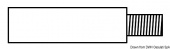 Osculati 43.229.01 - Цинковый анод-цилиндр резьбовой для теплообменника мотора Bukh Ø12x35мм резьба M5