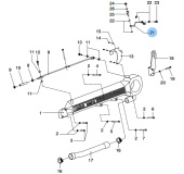 Vetus STM9639 Onderdruk leiding 9639 DT66/DTA66