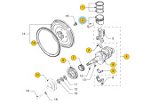 Vetus STM1091 - Поршень 0.25 OS M2.C5/M2.D5