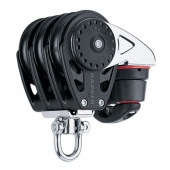 Harken HK2668 Блок трехшкивный однообушковый со стопором Ø75 мм Carbo HK2668