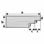 Профиль Frame 60 x 15 x 10 x 6 x 4 x 5 мм - 150 см