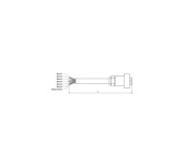 Vetus ECG5/6 - Кабель от EC*EE для электрического редуктора L=5M, 6-жильный