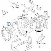 Vetus STM6219 Flange for saildrive 