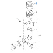 Vetus STM4811 Ring set-piston STD VH4.65/80 1SET= 1 Piston