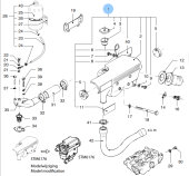 Vetus STM6177 Keelcooler manifold m2.04 m2.06