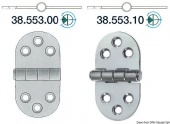 Osculati 38.553.00 - Универсальная петля полуврезная 68x39x2мм