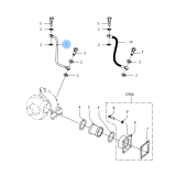 Vetus STM9666 Feed pipe Turbo DT66/DTA66