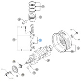 Vetus STM7801 Bearing set 0.50 