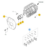 Vetus STM7767 Rear plate 