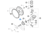 Vetus STM1181 - Шкив коленчатого вала для M2.02, M2.04, M2.06, M2.C5, M2.D5