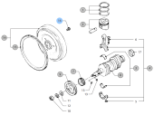 Vetus STM9831 Bout, vliegwiel BASIS328