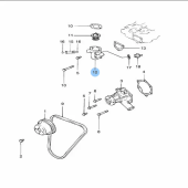 Vetus STM1234 - Корпус термостата для двигателей M2 и M3