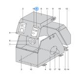 Vetus GEN1009 - Блок управления двигателем GHS4