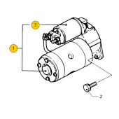 Vetus STM9835 Starter assy M3.28 