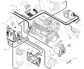 Vetus 17-9889 - Генератор 24V-60A 1p