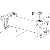 Vetus STM8540 Oilcooler 9" d4.29 