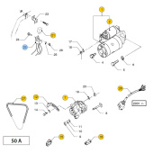 Vetus STM7656 Aid for wiring relais M4.15/17