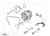 Vetus STM9862 Wiring loom m4-1517-55 with second dynamo