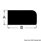 Osculati 71.608.53 - Профиль из тика 9x18