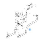 Vetus STM7561 Hose-seawaterp.-heatex. ww house