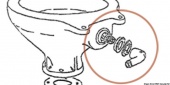 Osculati 50.207.16 - Комплект для залива бачка ручных и электрических унитазов и их аналогов