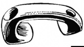 Osculati 58.101.90 - Обушки для крепления шкотов при дрейфе 