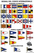 Osculati 35.452.90 - Информационные наклейки «Сигнальные флаги МСС» 110х170 мм 