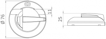 Osculati 40.160.10 - Фиксатор тросов Smash Lock 76 мм от 6 до 10 мм 