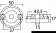 Osculati 43.070.04 - Запасные аноды носовых/кормовых винтов для Vetus - Bow 35/55 