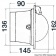 Osculati 25.020.01 - Пластиковая защитная крышка для настенного компаса RIVIERA Polare 4" BP2 парусных судов, Черная 