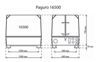 Судовой генератор Paguro 16500 15,0 кВт 1500 об/мин